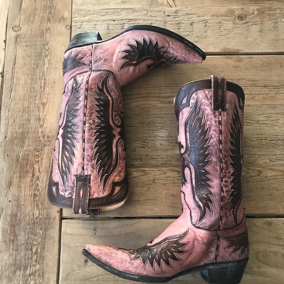 Old Gringo Iron Eagle Pink Leopardito Boots Size 9 - Picture 3 of 7